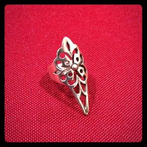 Sterling silver women’s ring.